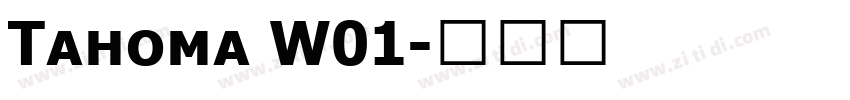 Tahoma W01字体转换